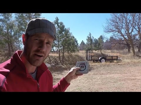 How to install flush mount trailer anchors