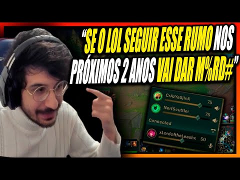 REVOLTA COMENTA SOBRE OS PROBLEMAS ATUAIS DO LOL E COMUNIDADE