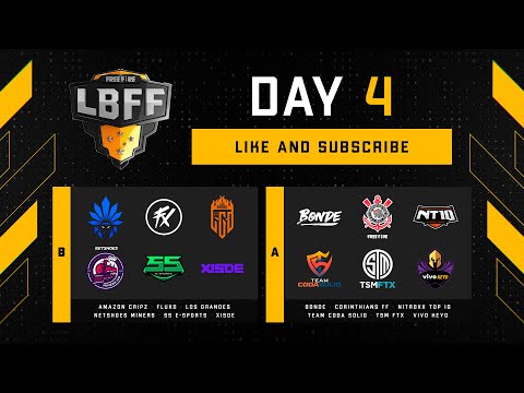 [ENG] LBFF 6 - Day 4 - Group B & A | Free Fire Esports