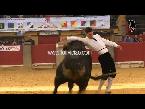 Espectacular final con cogidas en el Campeonato de España en Zaragoza 2017