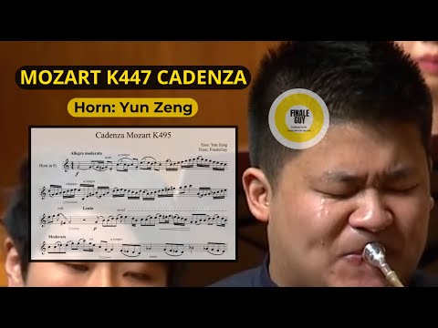 Cadenza Mozart k495 / concerto n.4 Mozart - Yun Zeng