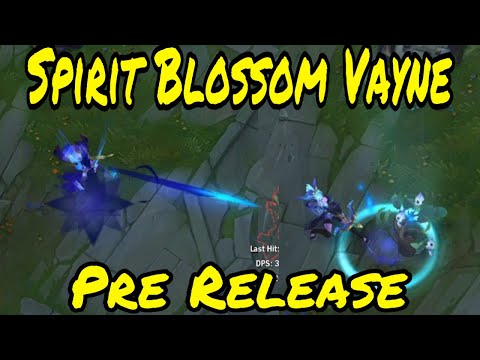Spirit Blossom Vayne PRE RELEASE 2020 | Vayne new Skin 2020 | LoL Skin Vayne Neu | Spotlight