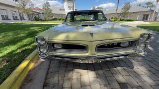 1966 Pontiac GTO Hardtop Coupe Walk Around and Test Drive