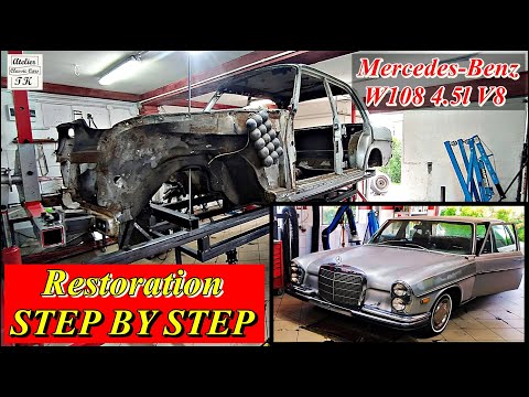 Renowacja Krok po Kroku #2 Mercedes Benz 280 se .Step by Step Restoration #2 Mercedes Benz 280 se