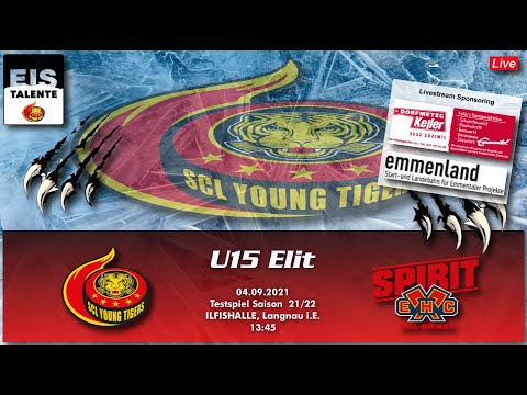 FS 21/22 - U15 Elit - Testspiel - SCL Young Tigers vs EHC Biel-Bienne Spirit