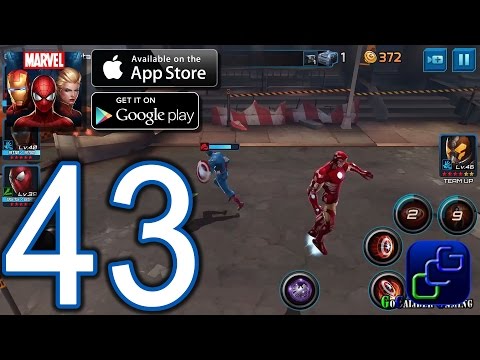 Marvel Future Fight Android iOS Walkthrough - Part 43 - Chapter 8 (NORMAL) Stages 3-5