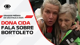 Eu que tenho que me acalmar, diz Dona Cida, ao falar do neto, Gabriel Bortoleto