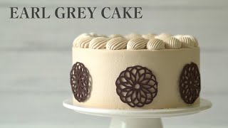 [Eng SUB] 향긋한 얼그레이 생크림 케이크/Earl Grey Cake with Chocolat Decoration