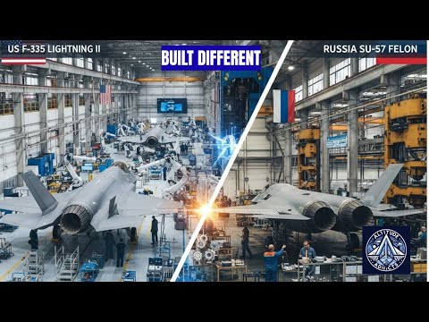 How Manufacturing Shapes the Russian Su-57 and  US's F-35