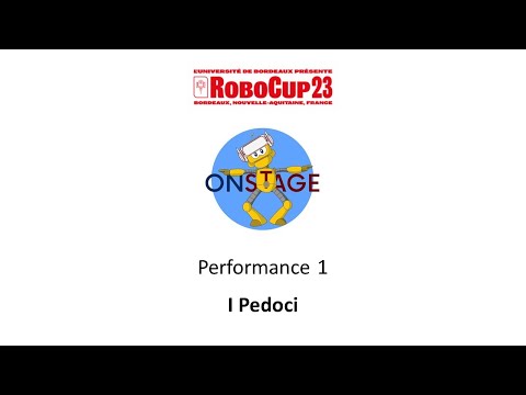 RoboCupJunior Bordeaux 2023 - OnStage Performance 1 - I Pedoci
