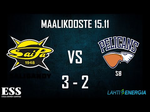 SaiPa - Pelicans SB | B-pojat | 15.11 maalikooste
