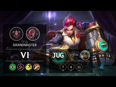 Vi Jungle vs Olaf - BR Grandmaster Patch 10.2