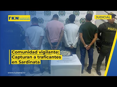 Comunidad vigilante: Capturan a traficantes en Sardinata.