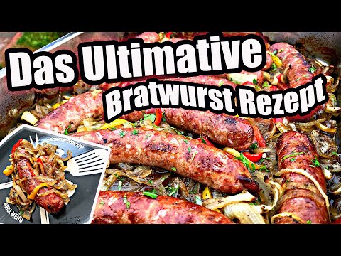 Bier Zwiebel Bratwurst vom Grill | The BBQ BEAR