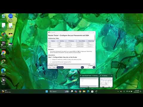 Packet Tracer - Configure Secure Passwords and SSH