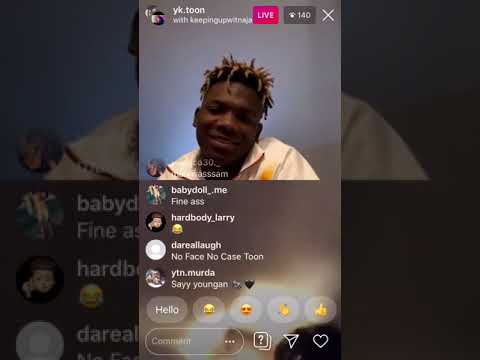 NFL Toon flirting with multiple girls on Instagram Live