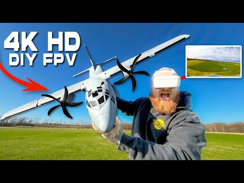 EPIC RC Plane Converted to FPV! SO GOOD!
