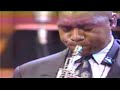 Branford Marsalis and the Tonight show band performing Rib Tip Johnson.