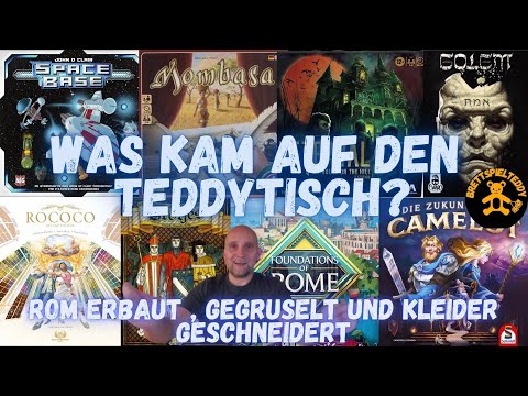 Was kam auf den Teddytisch - Gespielte Spiele und meine Meinung - Brettspiel Teddy - Board Games
