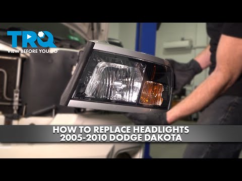 How to Replace Headlights 2005-2010 Dodge Dakota