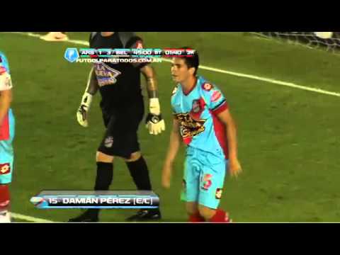 Gol de Pérez e c  Arsenal 1   Belgrano 4  Fecha 18  Torneo Inicial 2013  Fútbol Para Todos