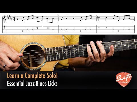 Learn a Complete Jazz Blues Guitar Solo | 8 Hot Licks & How They Work!