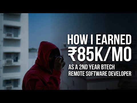 My Journey of Earning ₹85K/Month in College