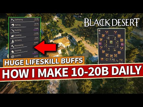 How I Make 10 to 20 Billion Silver Daily After This Update in Black Desert