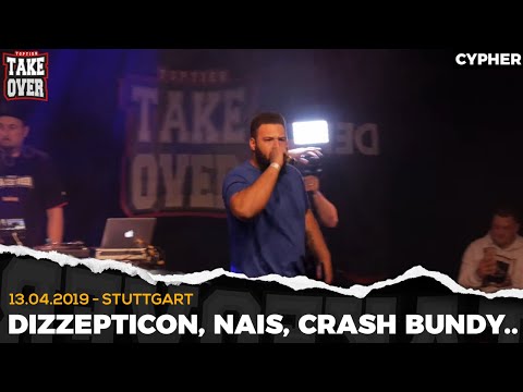 TopTier Takeover Stuttgart 13.04.2019 - Die Cypher feat. Nais, Dizzepticon, Crash Bundy uvm.