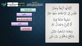 صورة 43 شرح النظم الجلي مع الإحمرار للشيخ عامر بهجت   أركان الصلاة