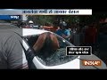 Freak accident in Jaipur, horse gets stuck in car