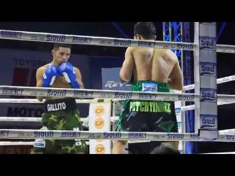 Thammanoon Niyomtrong vs Byron Rojas , Boxing WBA minimumweight title Part2