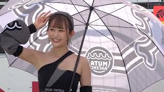 2024 SUPER GT Rd.4 FUJI #02 後藤佑紀 神崎りの muta racing fairies 決勝日ピットウォーク レースクイーン 4K