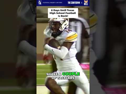 Posting 1 play every day until Texas High School Football is back! 6 Days left!