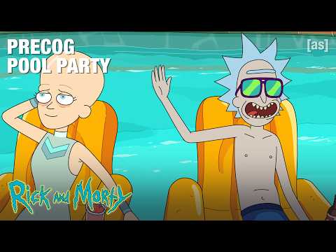 PreCog Pool Party | Rick and Morty | adult swim