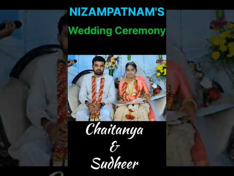 Nizampatnam's Christian Wedding 💍 Ceremony #wedding #christianweddingalbum #christianweddings