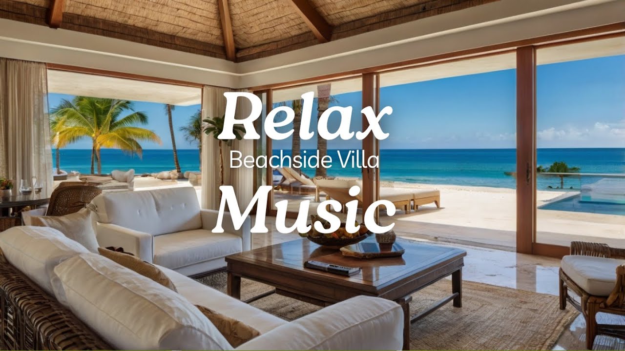 Relaxing Piano Music by the Ocean | Calm Beachside Sounds for Sleep, Study, Stress Relief