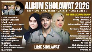 Download lagu SHOLAWAT MERDU ALMA ESBEYE, MAHER ZAIN & RISA SOLIHAH FULL ALBUM (LIRIK) SHOLAWAT NABI TERBARU 2026 mp3