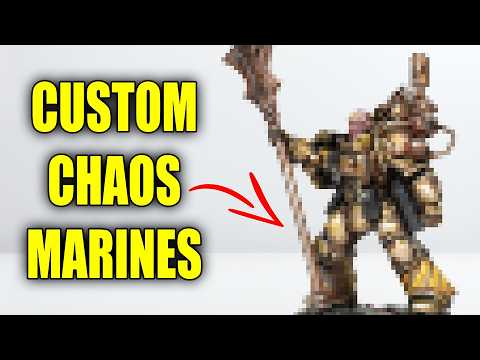 Kitbashing CUSTOM CHAOS SPACE MARINES: Nurgle Corrupted Iron Warriors