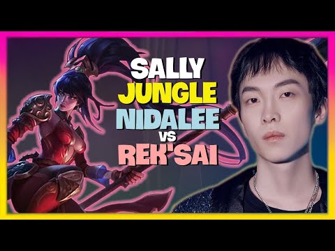 Challenger Sally's Perfect Nidalee Jungle: Master Advanced Mechanics & Ganking (Engsub)