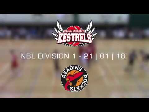HIGHLIGHTS; Team Solent Kestrels 70-59 Reading Rockets (NBL D1) 21/01/18