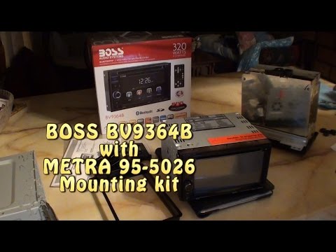 BOSS AUDIO BV9364B with METRA 95-5026 mounting kit Mustang Cobra SVT