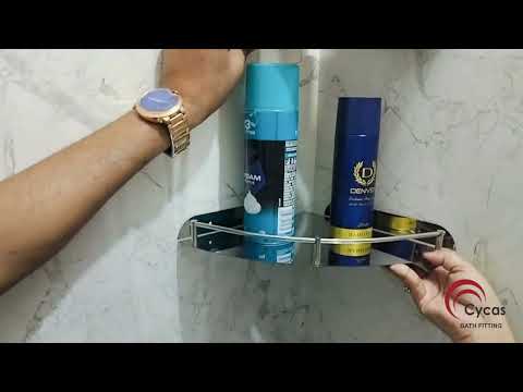 Stainless Steel PILLERE CORNER MIRRROR