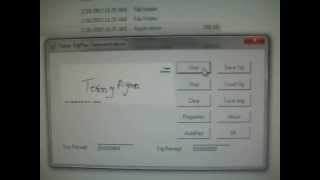Topaz Systems Inc, SignatureGem LCD 1x5 HID-USB, Model L-T462-HSB, Demo Software