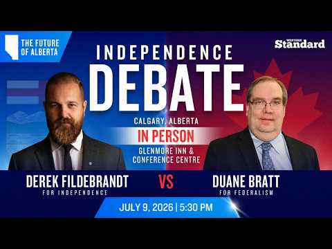 LIVE NOW: Alberta Independence Debate (with Derek Fildebrant and Duane Bratt)