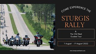 Sturgis Rally&amp; the Old West 2022 Guided Tour Promo Taster