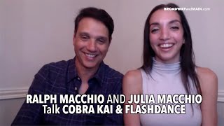 The Karate Kid Ralph Macchio and Julia Macchio Discuss Cobra Kai and Flashdance