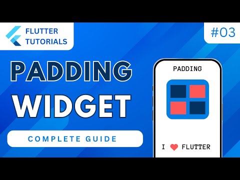 Flutter Padding Widget For UI Design| Flutter Basic Tutorial | App Development - Flutter #03