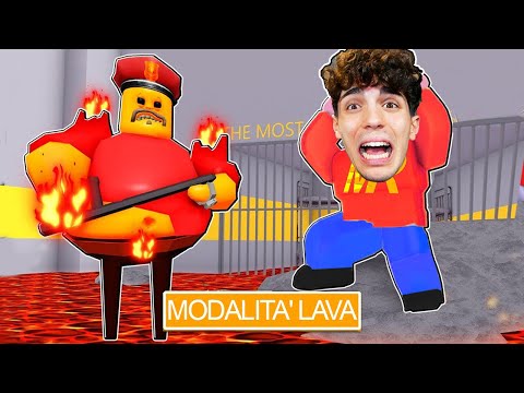 BARRY'S PRISON MA IL PAVIMENTO È LAVA su ROBLOX!! (100% IMPOSSIBILE)