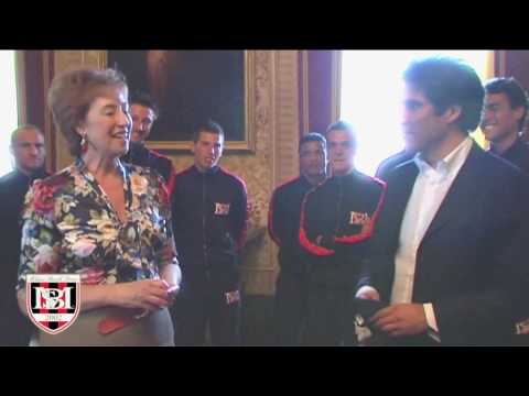 MILANO BEACH SOCCER premiata dal sindaco di Milano LETIZIA MORATTI